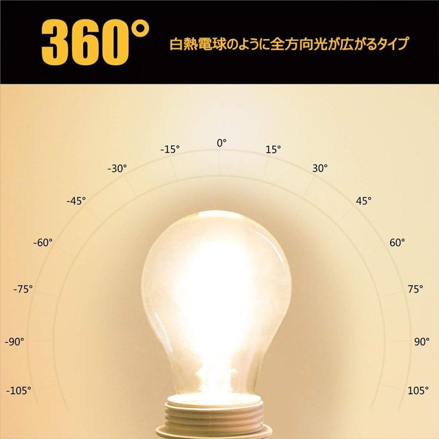 NISSIN LUX LEDフィラメント電球 調光対応 エジソン電球 LED電球 60W