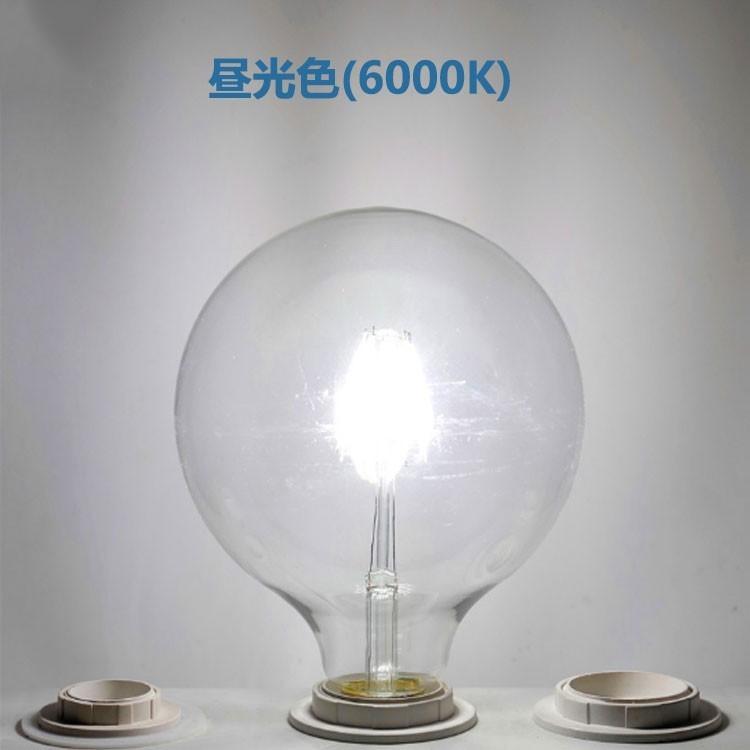 NISSIN LUX LEDフィラメントボール型電球 調光対応 LEDエジソン電球