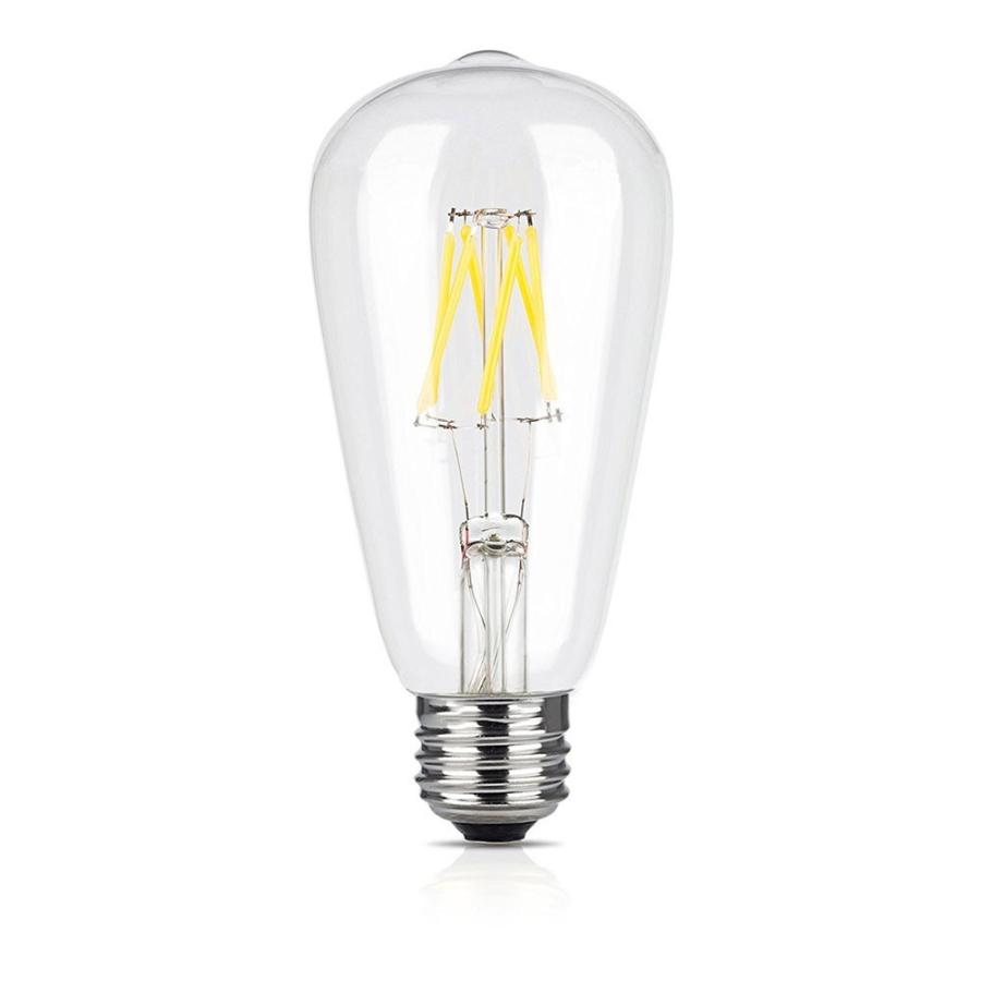 NISSIN LUX LEDフィラメント電球 調光対応 エジソン電球 LED電球 60W