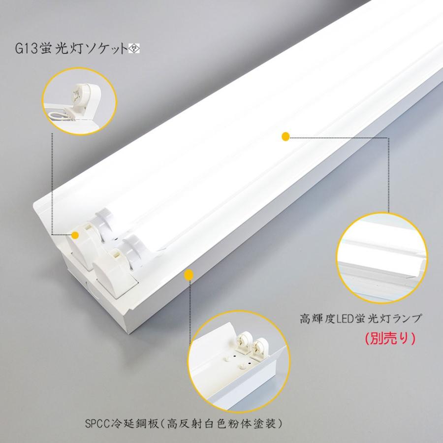 NISSIN LUX LED蛍光灯器具 笠付40W形器具2灯式 照明器具 天井