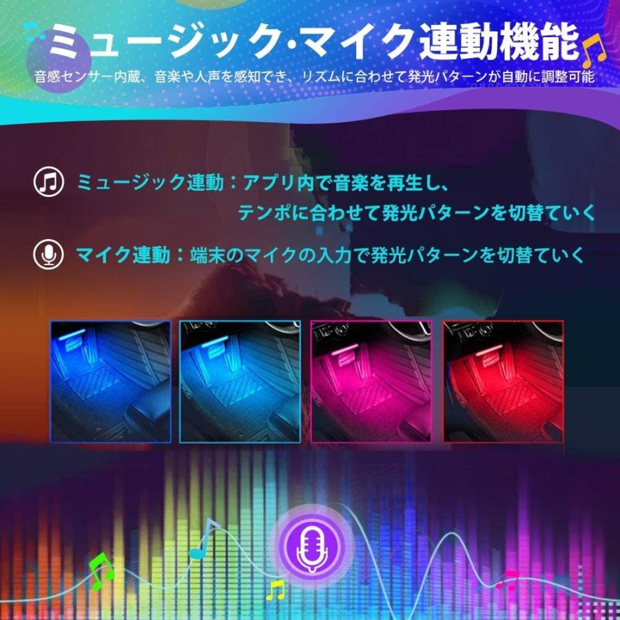 ledライトバー 車用 LEDテープライト48灯 RGB APP操作 調色調光 音に反応 カーチャージャー式 USB式 車内装飾用 防水 8色 車用イルミネーション 足下照明 48灯 :FWD-APP12D-YK:NISSIN LUX - 通販 - Yahoo!ショッピング ledライトバー 車用 LEDテープライト48灯 RGB APP操作 調色調光 音に反応 カーチャージャー式 USB式 車内装飾用 防水 8色 車用イルミネーション 足下照明 48灯 :FWD-APP12D-YK:NISSIN LUX - 通販 - Yahoo!ショッピング