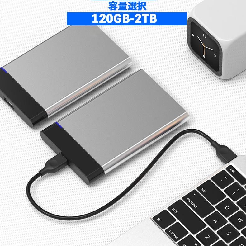 外付けHDD 1TB ポータブル型 4k対応テレビ録画 PC パソコン mac対応