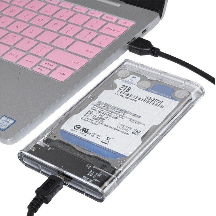 HDDケース 2.5インチ hdd ケース SATA usb3 外付け USB 透明 UASP対応