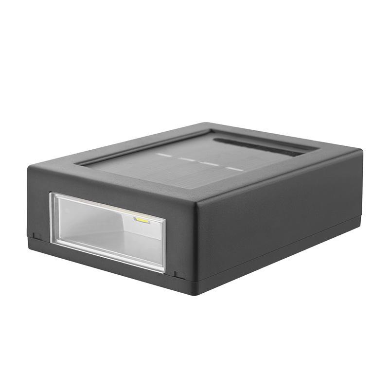 ソーラーライト上下発光 ソーラーLED屋外照明 太陽光発電 夜自動点灯 庭 玄関 車庫 廊下 駐車場用 入り口 ポスト ガーデンに適用 省エネ 防水 8個セットの画像