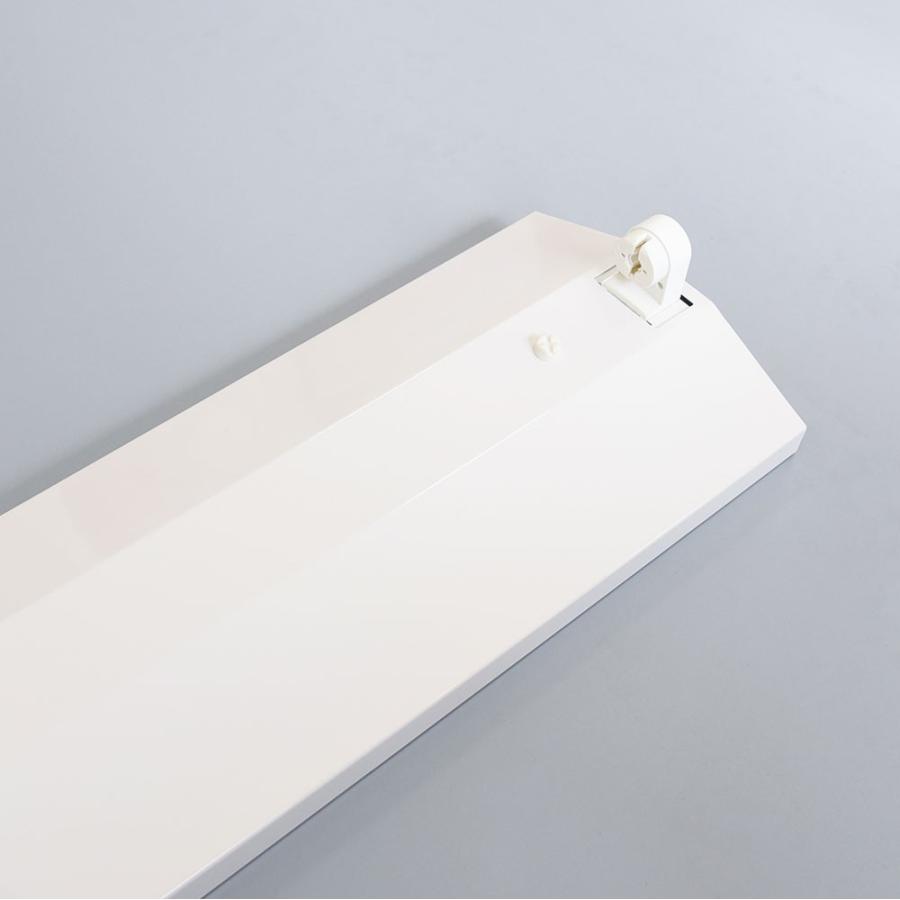 LED蛍光灯器具 逆富士型 20W形1灯用 led蛍光灯 器具一体型 LEDベースライト型 led蛍光灯 20w形直管付き 10台セットの画像