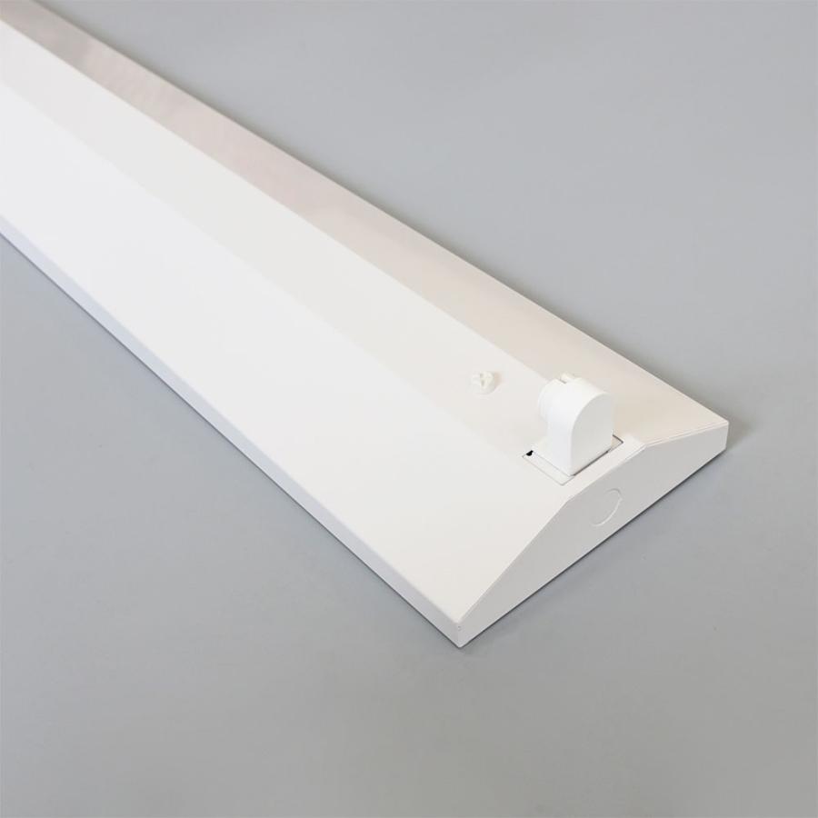 LED蛍光灯器具 逆富士型 20W形1灯用 led蛍光灯 器具一体型 LEDベースライト型 led蛍光灯 20w形直管付き 10台セットの画像
