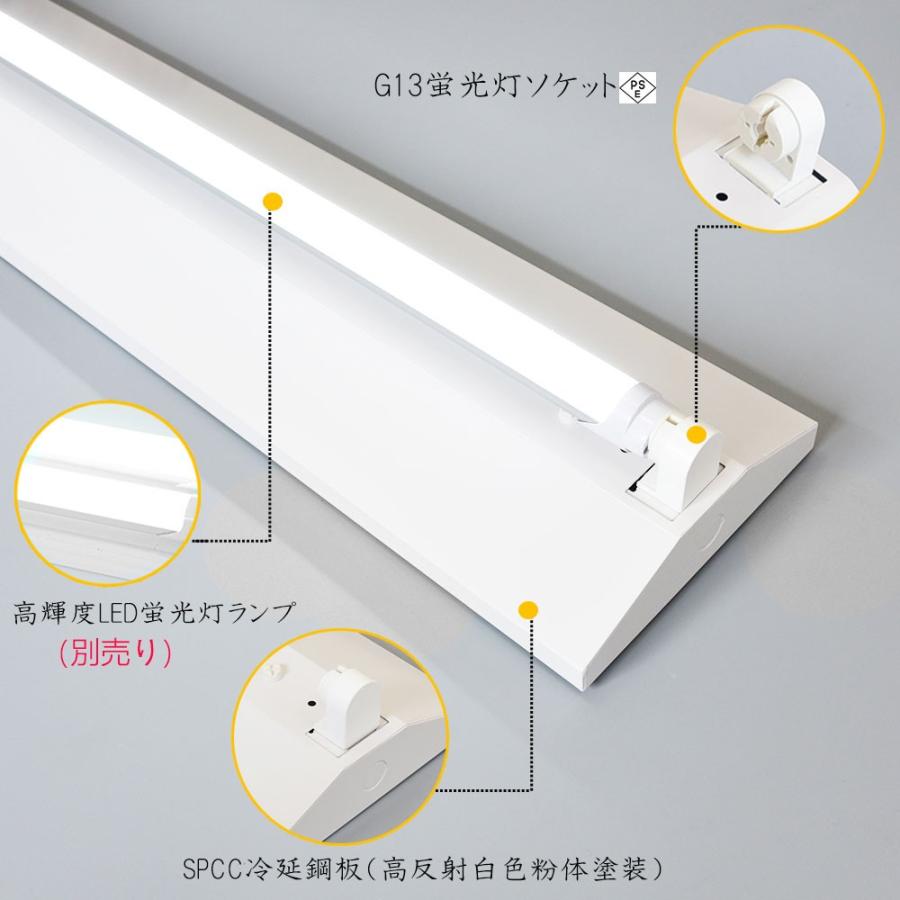NISSIN LUX LED蛍光灯器具40W形 逆富士器具40W形1灯式 LED蛍光灯器具