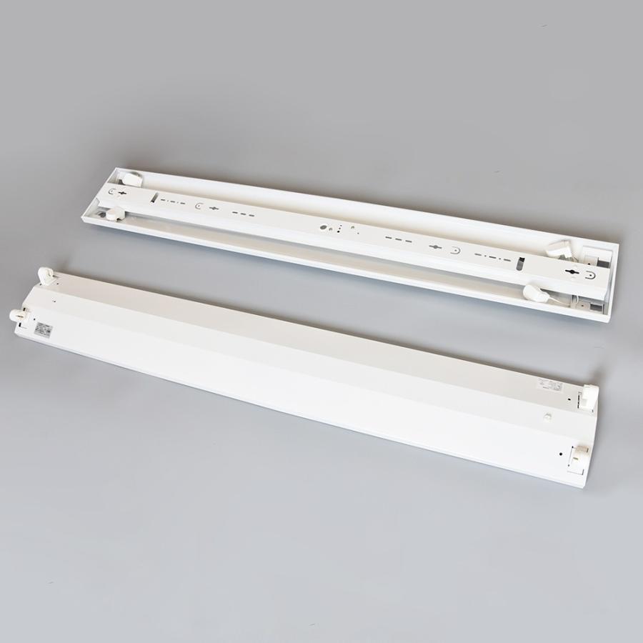 照明灯 NISSIN LUX 直管LED蛍光灯用照明器具 逆富士型 40W形2灯用 LED