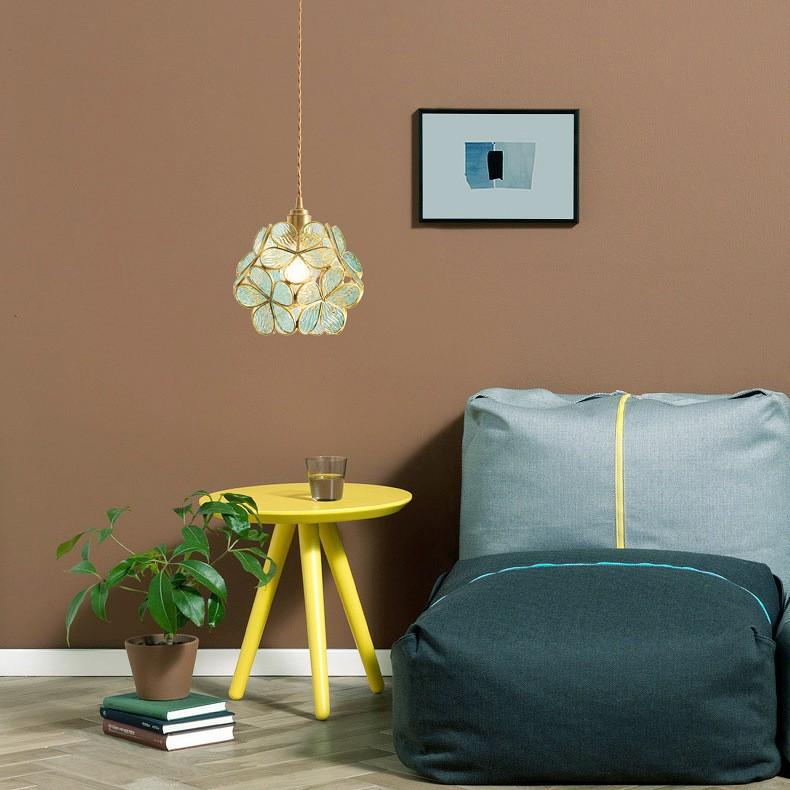 NISSIN LUX ペンダントライト北欧 ガラス 桜 和風オシャレ ダクト