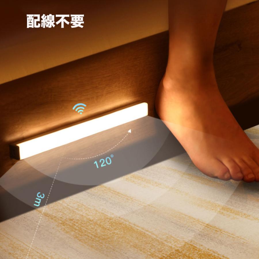 NISSIN LUX USB充電式LEDライト 電池不要 LEDライト人感センサー付き