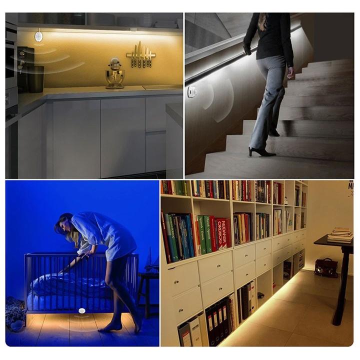 NISSIN LUX LED テープライト 人感センサー付き 1.5m 電池式 SMD3258