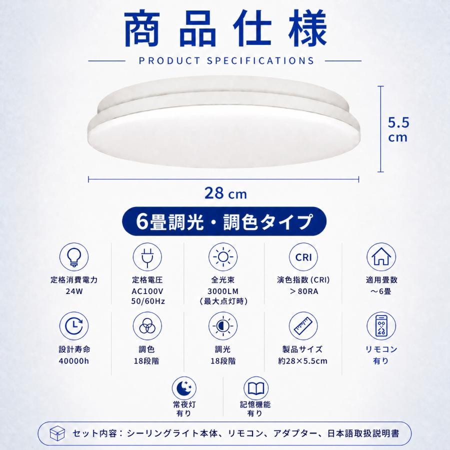 NISSIN LUX シーリングライト 4.5畳 6畳 8畳 10畳12畳 調光調色