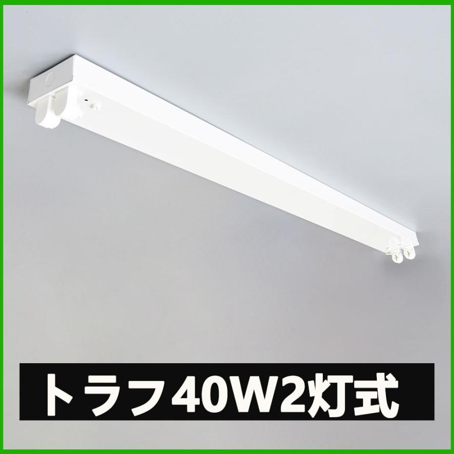 NISSIN LUX LED蛍光灯器具 トラフ2灯式 LED蛍光灯40W形2灯用 LED蛍光灯