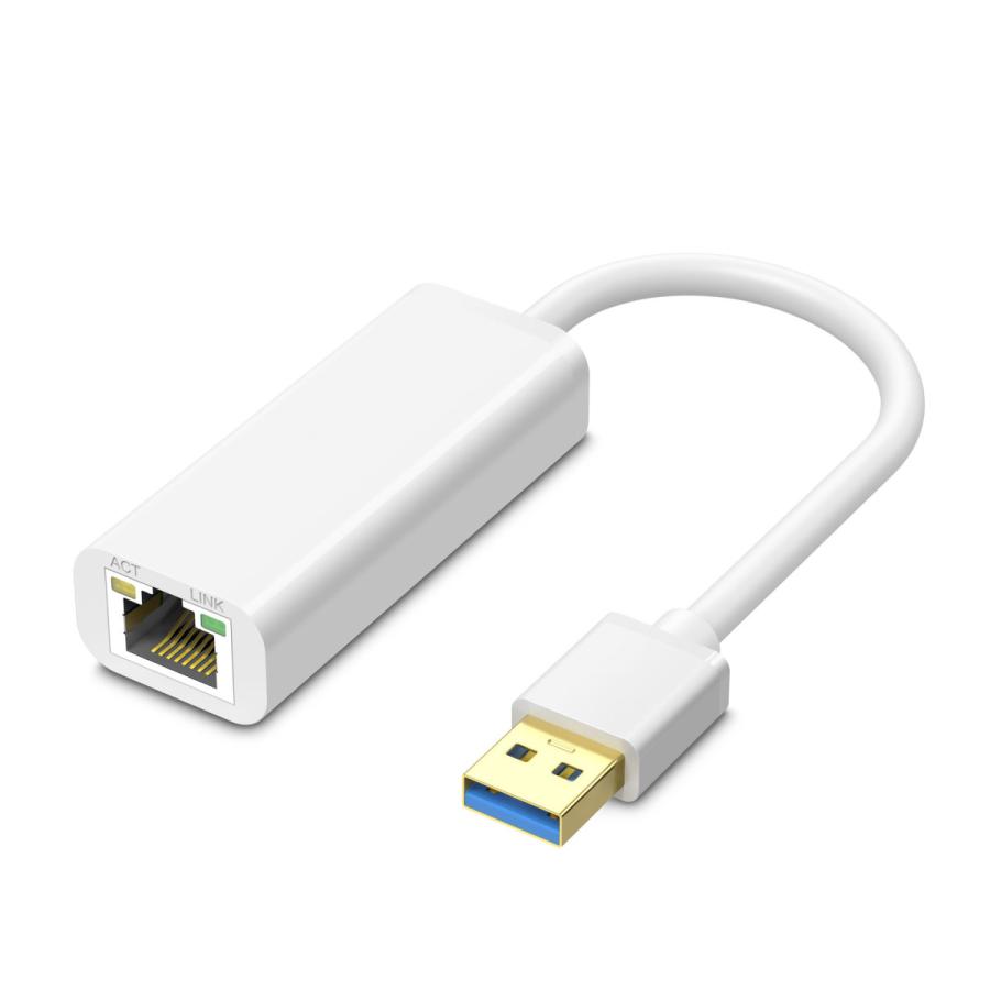 USB 3.0 LAN変換アダプター 有線LANアダプター USB イーサネットアダプタ ブラック 超高速1000Mbps RJ45イーサネットポート有線LAN変換アダプター｜nissin-lux｜08