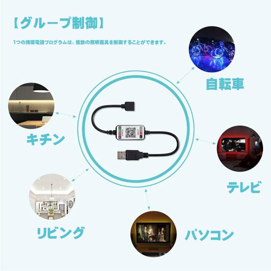 NISSIN LUX LED テープライトBluetooth無線 APPコントロール USB対応
