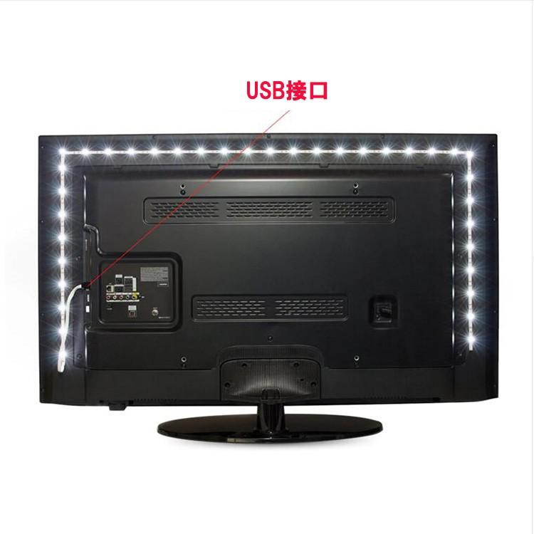 LED テープライト USB対応 2m SMD3528 5V  LEDテープ  電球色 昼光色 間接照明 棚下照明 テレビの背景照明用LED｜nissin-lux｜05