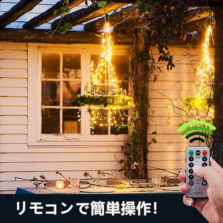 NISSIN LUX LEDイルミネーションライト ジュエリーライト 100球 10m