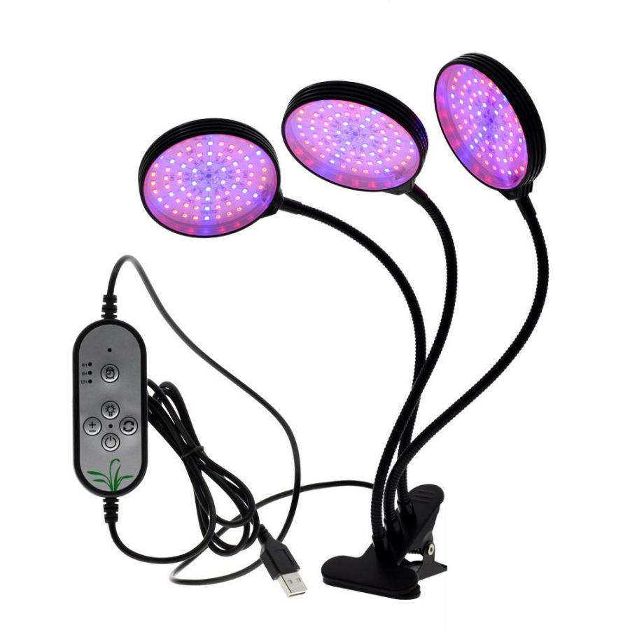 NISSIN LUX 植物育成ライト LED 植物ライト 円盤3灯式 室内栽培