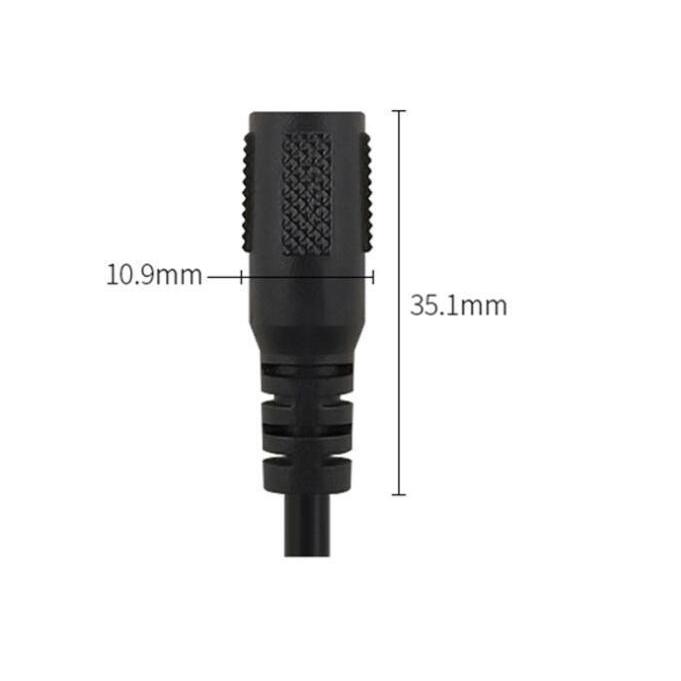 DC延長ケーブル10M DCジャック DCプラグ DCコネクタ 延長ケーブル 外径