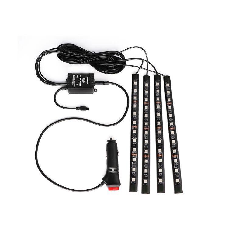 車用ledテープ Ledテープライト Rgb 調色調光 音に反応 車内装飾用 防水 全8色に切替 高輝度 車用イルミネーション 足下照明 カーチャージャー リモコン付き Fwd Rgb12d Yk Nissin精品工房 通販 Yahoo ショッピング