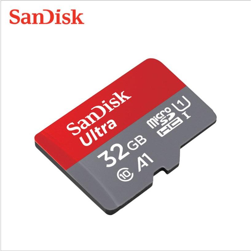 値下げ】 microsdカード 32GB SanDisk サンディスク 120MB 秒 アプリ最適化 A1対応 microSDHC Class10  超高速 海外向けパッケージ SDカード変換アダプター付き 送料無料