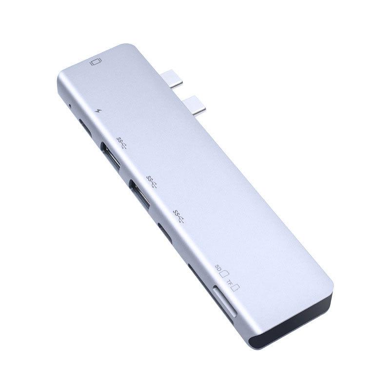 マーケット Macbook ハブ 変換アダプタ 7in2 Macbook Pro Airハブ Usb C Usb3 0対応 Pd急速充電 高速データ転送 4k Hdmi出力 Discoversvg Com