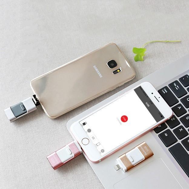 USB3.0メモリ 256GB USBメモリ iPhone/Android/PC対応 フラッシュドライブ iPhone iPad Lightning micro Android パソコン用USBメモリ最安値｜nissin-shop｜14