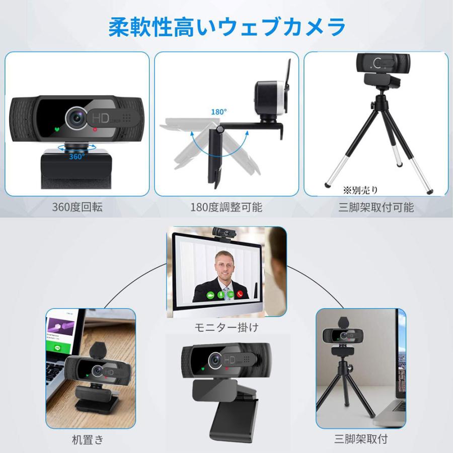 Web限定 ウェブwebカメラ 1080p 高画質 小型ビデオカメラ0万画素 Usbパソコンカメラ 在宅勤務 ビデオ会議 動画配信 ゲーム実況 ネット授業 ノイズ低減 360度回転調整 Columbiatools Com