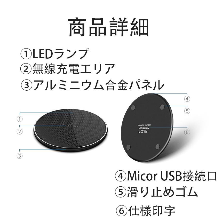置くだけ充電のスタンド式スマホ充電器縦置き、横置き両対応