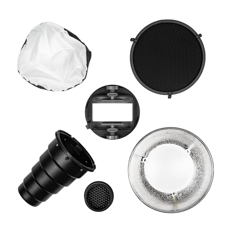 ニッシンデジタル MG8（ライトシェーピングキット付き）ストロボ