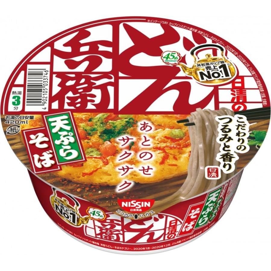 日清食品 日清のどん兵衛 天ぷらそば 東 1食 日清食品公式ストアpaypayモール店 通販 Paypayモール