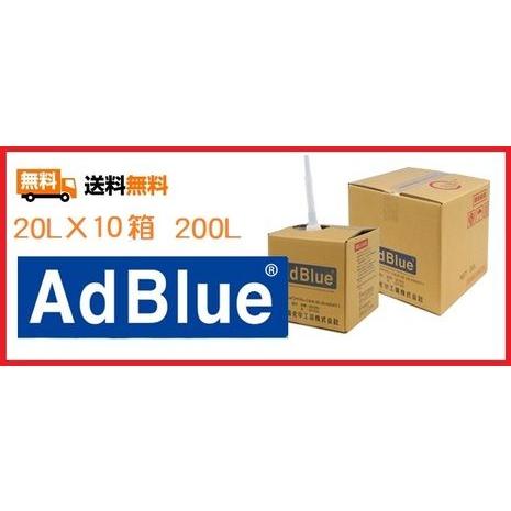 アドブルー（AdBlue）バッグインボックス 20LX10箱 合計200L トラック