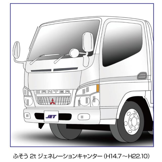 ワイパーアーム＆ブレードセット エアロタイプ ふそうジェネレーション