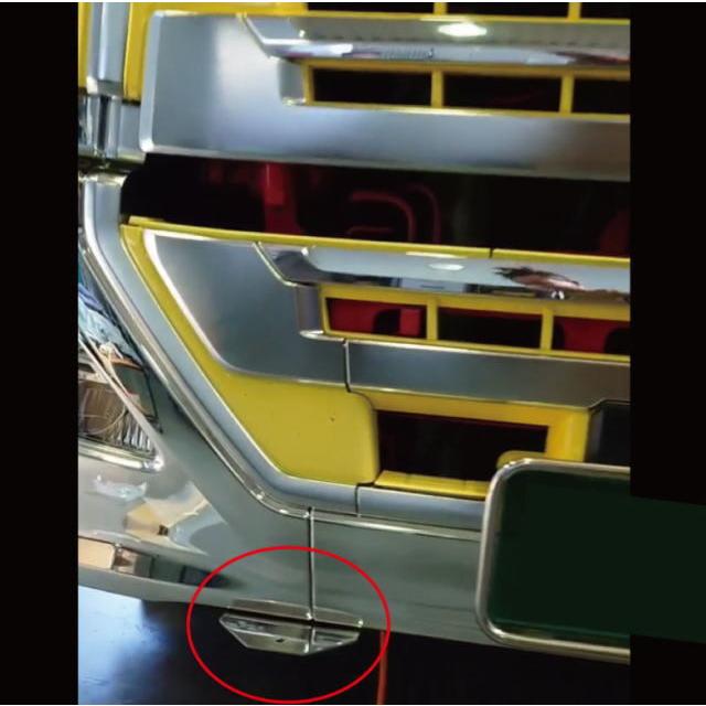 ジェットイノウエ　UDパーフェクトクオン用フォグランプステー　丸フォグセット フォグランプ取付けステー パーフェクトクオン用 R/L : トラック用品