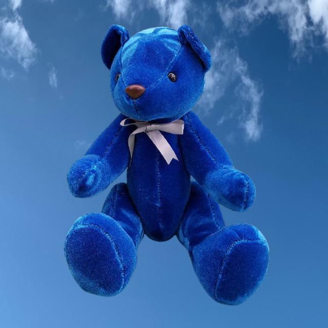 金華山熊 金華山生地テディベア くーまんファミリー モケットフラワー