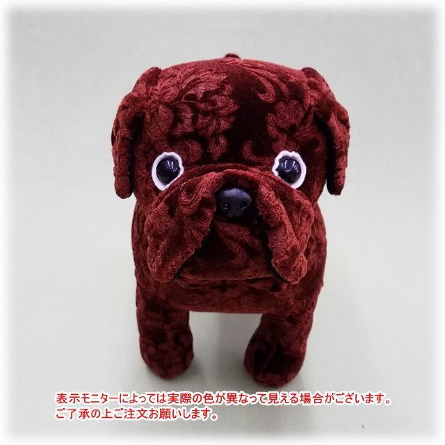 ゆうとみい様確認写真　金華山ローレルゴールド子犬ぬいぐるみ中サイズ 金華山ブルドック ローレルブラウン 金華山織り ぬいぐるみ ブルドック