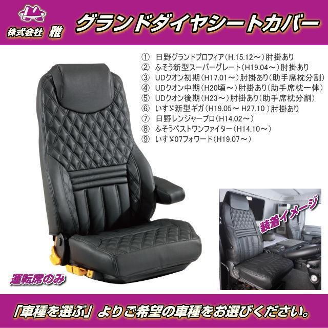 グランドダイヤシートカバー 車種別 トラック用品内装 : トラック用品 