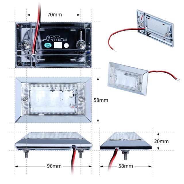 ハイパワーフラットマーカーランプNEO ピンク/ローズピンク/レモン