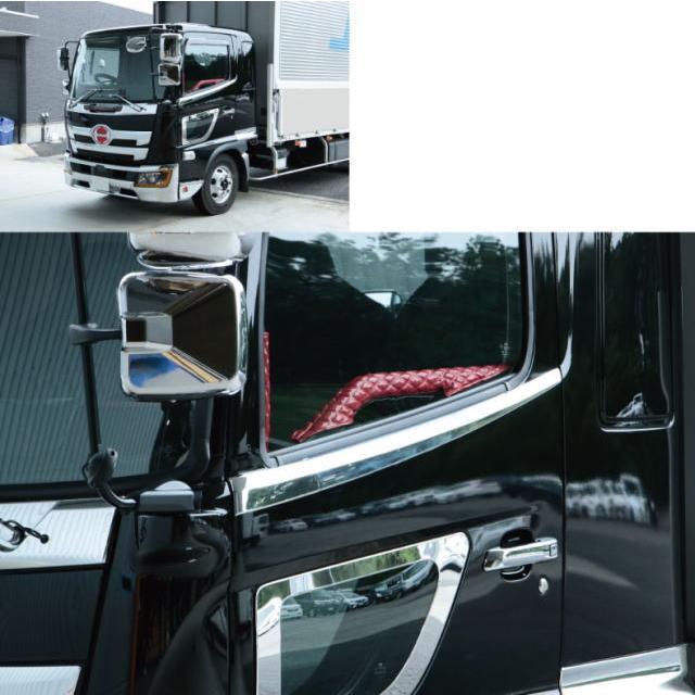 ドアアッパーモール 日野大型/4t車 安心のJETイノウエ製 : トラック