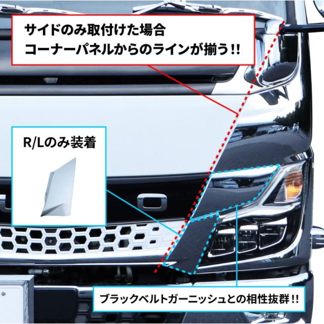 車 ジェネレーションキャンター 標準 バンパー+グリル+コーナーパネル+ 