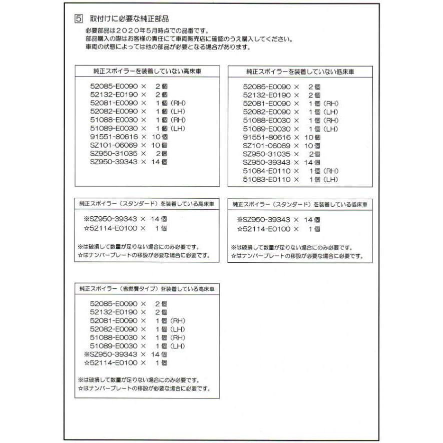 メッキ リップスポイラー 日野 '17プロフィア用 5点セット メッキ リップスポイラー 日野 '17プロフィア用 5点セット