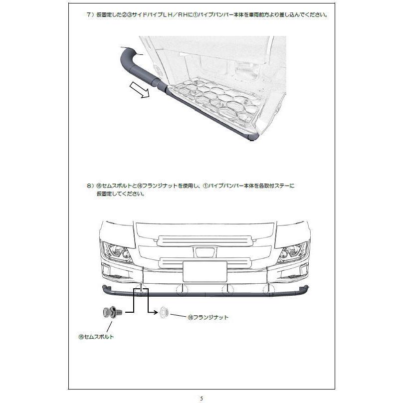 パイプバンパー 17プロフィア専用 : トラック用品専門店 日総 - 通販