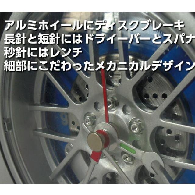 タイヤ型目覚まし時計 ミニサイズ 4インチ 赤 : トラック用品専門店 日