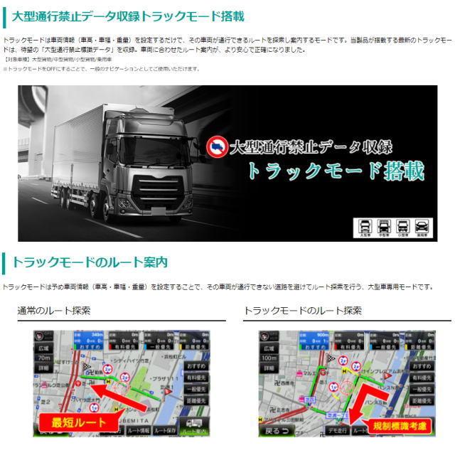 Pn0904atp 完全版 トラックモードフルセグポータブルナビ 大型通行禁止データ収録 12v 24v共用 Pn0904atp トラック用品専門店 日総 通販 Yahoo ショッピング