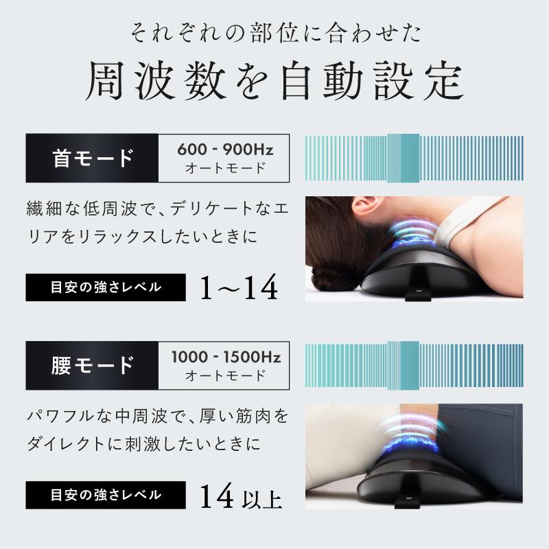 NIPLUX 首ぐい〜ん EMS電動ネックストレッチャー 首と腰の2Way