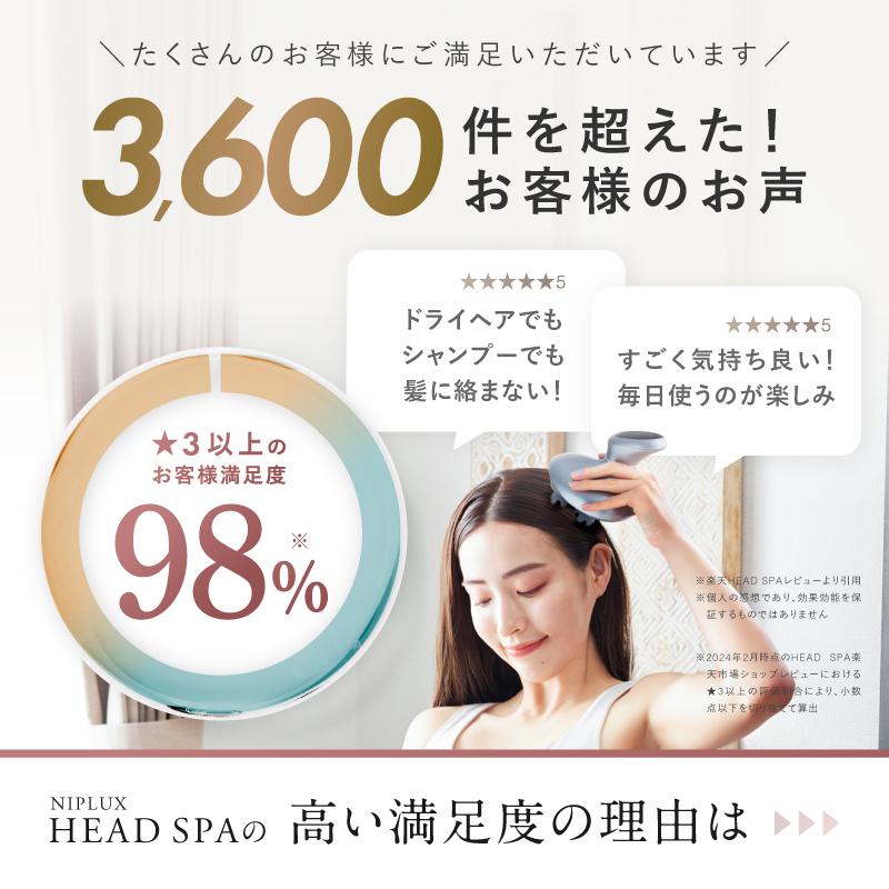 NIPLUX ヘッドスパ 頭皮マッサージ器 NIPLUX HEAD SPA ヘッド