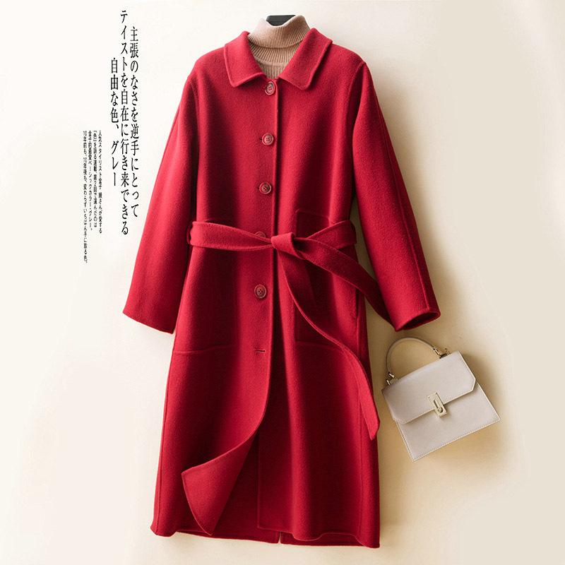 国内外の人気 ロング丈コートベルト付き コート 暖かい チェスターコート コート ウール ロング レディース 暖かさ アウター 秋冬 コート レディース ウールコート アウター ポケット 着痩せ きれいめ ゆったり 秋冬 大きいサイズ コート アウター Www Golf5