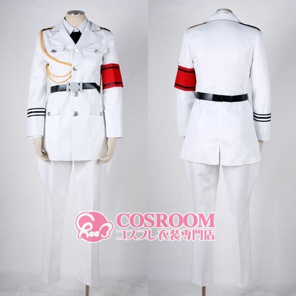 咎狗の血 シキ 白軍服 コスプレ御召しもの cosplay仮面舞踏会 ウィッグ加えること能力のある 出来事 クリスマス ハロウィン 公演 文物祭 翰林院祭