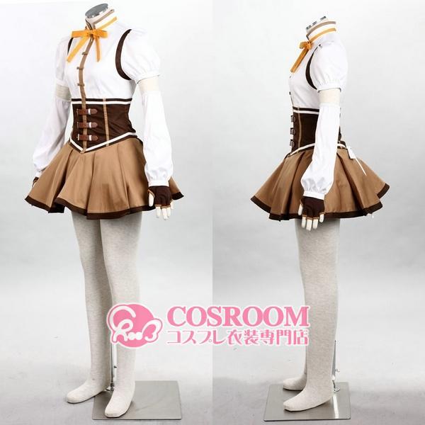 魔法少女まどか☆マギカ 巴 マミ コスプレ衣装 cosplay仮装 ウィッグ追加可能 イベント クリスマス ハロウィン ステージ 文化祭 学園祭の画像