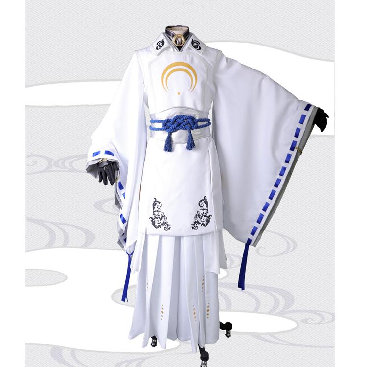 刀剣乱舞 嚴島神社 三日月宗近 コスプレ衣装 cosplay仮装 ウィッグ追加